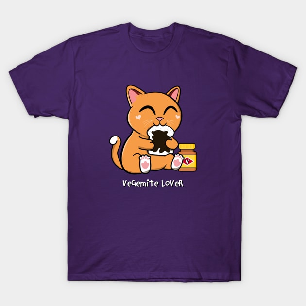 Vegemite Cat T-Shirt by leBoosh-Designs